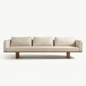 Minimalist Solid Wood Base Sofa