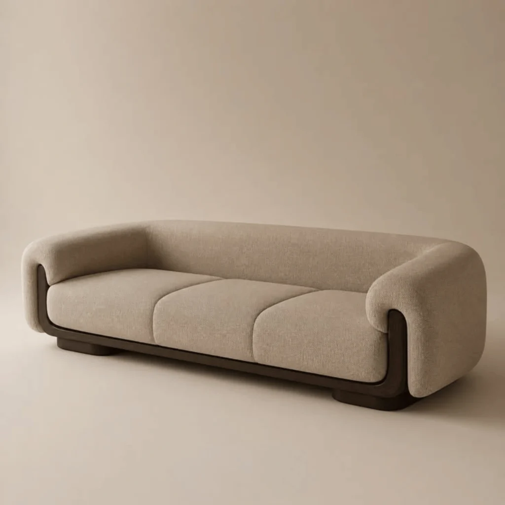Luxury Furniture UAE featuring a contemporary premium sofa and stylish home interior