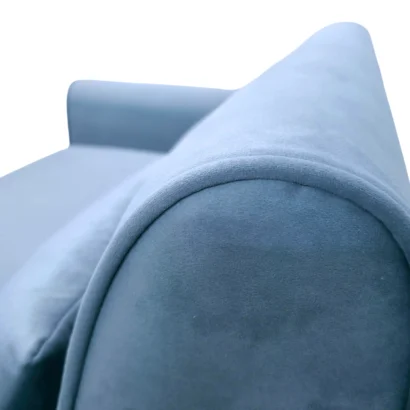 Blue fabric Exclusive 2-Seater Sofa Dubai for villa interiors