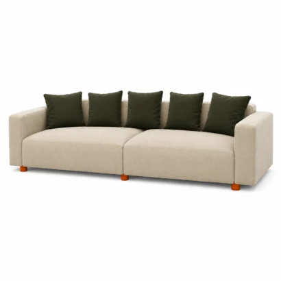 Luxury sofa Dubai crafted with premium fabric, high-density foam cushions, and elegant contemporary design.