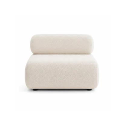 Luxury Vento Armchair Dubai UAE upholstered in premium bouclé fabric by Ansary Furniture