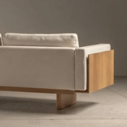 Modern minimalist fabric sofa for home furniture in Dubai UAE by Ansary Furniture