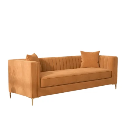 Modern orange living room sofa by Ansary Furniture Dubai