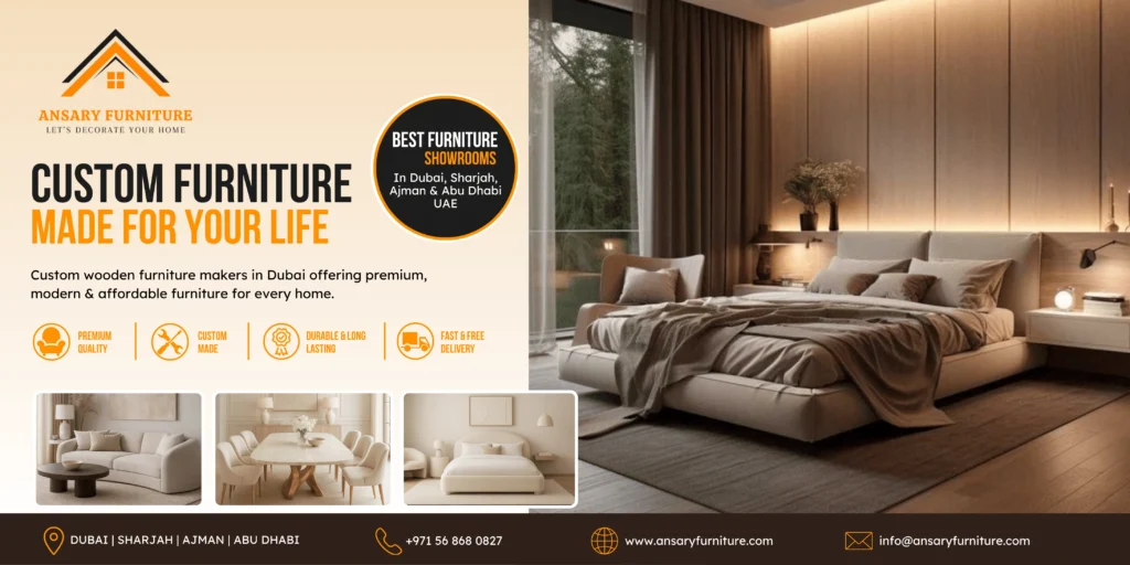 Custom made furniture in Dubai UAE
