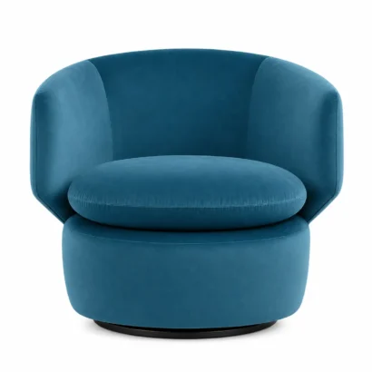 Aria Curve Swivel Chair Dubai with curved backrest UAE
