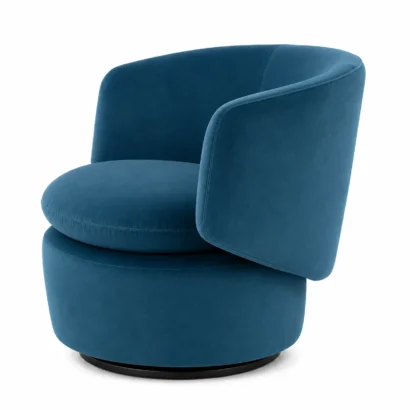 Aria Curve luxury swivel chair right side view Dubai