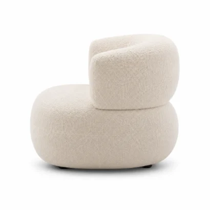 Cloud Luxe Bouclé Chair right side view