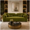 Elysian Velvet Sofa in a luxury modern living room in Dubai Comfortable Sofa for Home UAE: How to Choose the Right Sofa for Everyday Living