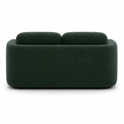 Martex Bold fabric sofa back view with dark green textured fabric, sofa UAE