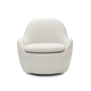 Modern Pod Swivel Accent Chair front view Dubai