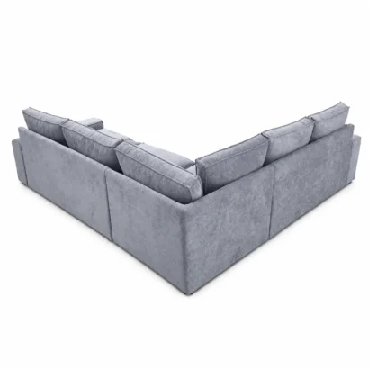 Serenity L-Shape Sofa styled in a luxury modern living room in Dubai