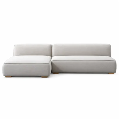 Formis L Shape Sofa Dubai modern neutral upholstered sectional sofa