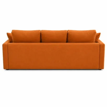 Luna Luxury L Shape Sofa back view with premium fabric finish